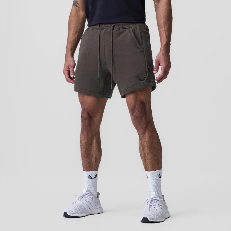 0867. Tech-Terry™ Sidelock Sweat Short -  Deep Taupe