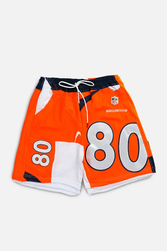 Unisex Rework Denver Broncos NFL Jersey Shorts - M