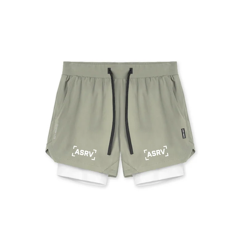 0622. TETRA-LITE™ 5"" Liner Short - Sage/White