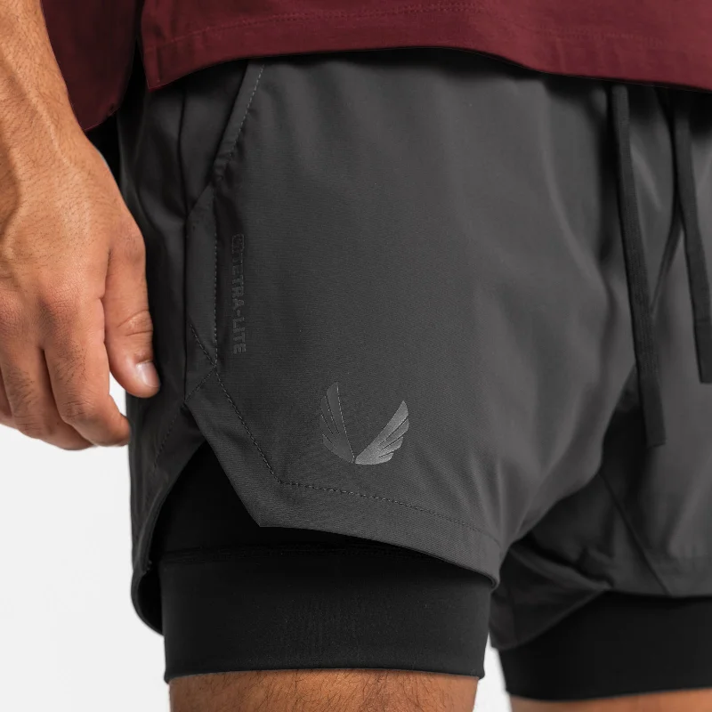 0622. TETRA-LITE™ 5"" Liner Short - Space Grey/Black