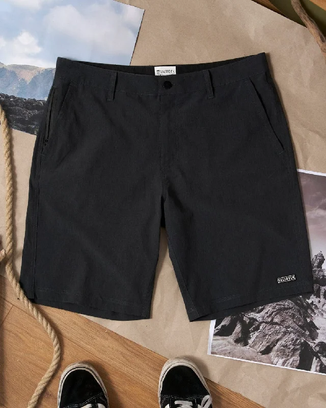 Amphibian 2 - Mens Hybrid Boardshorts - Black