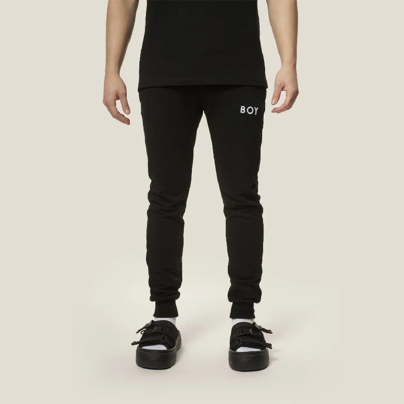 BOY 3D EMB JOGGERS - BLACK