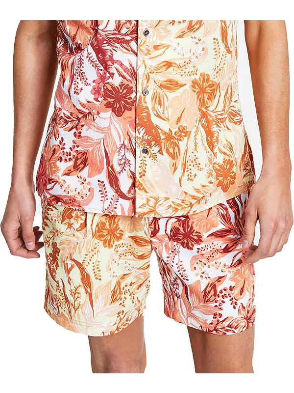 Mens Tropical Printed Casual Shorts