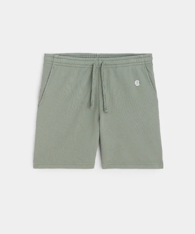 Champion 7"" Midweight Warm Up Short in Green Smoke