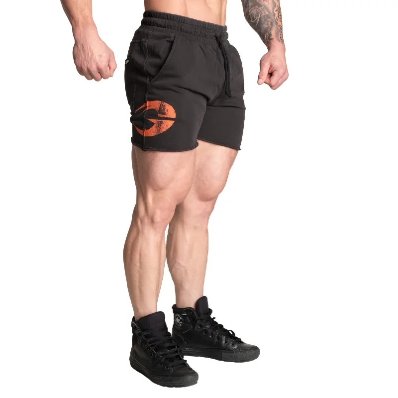 GASP Classic Sweatshorts - Acid Washed Black