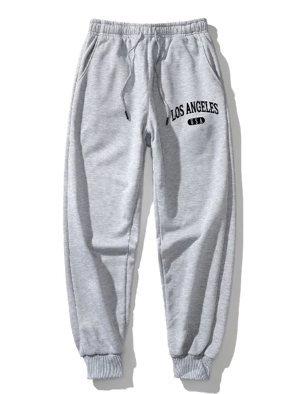 Los Angeles Print Jogger Pants