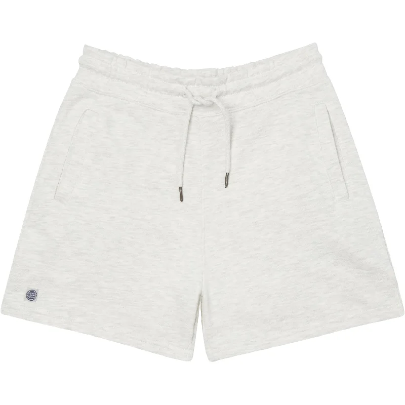 The 100% Organic Cotton 5"" Gym Sweatshort in Silver Heather