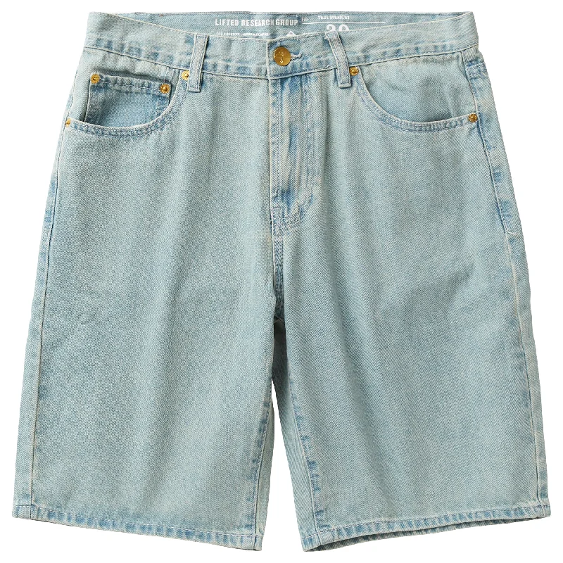 TRUE STRAIGHT JEAN SHORT - DENIM BLUE