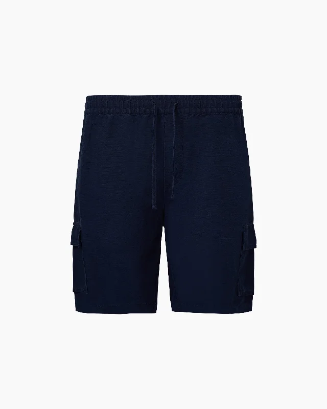 Onia Air Linen Pull-on Cargo Short