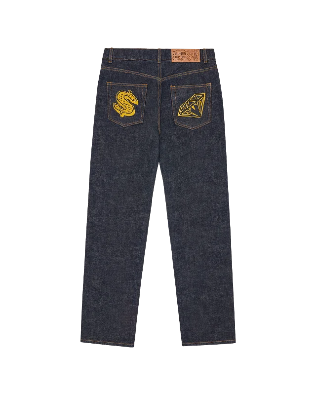 Diamonds & Dollars Selvedge Denim Pant