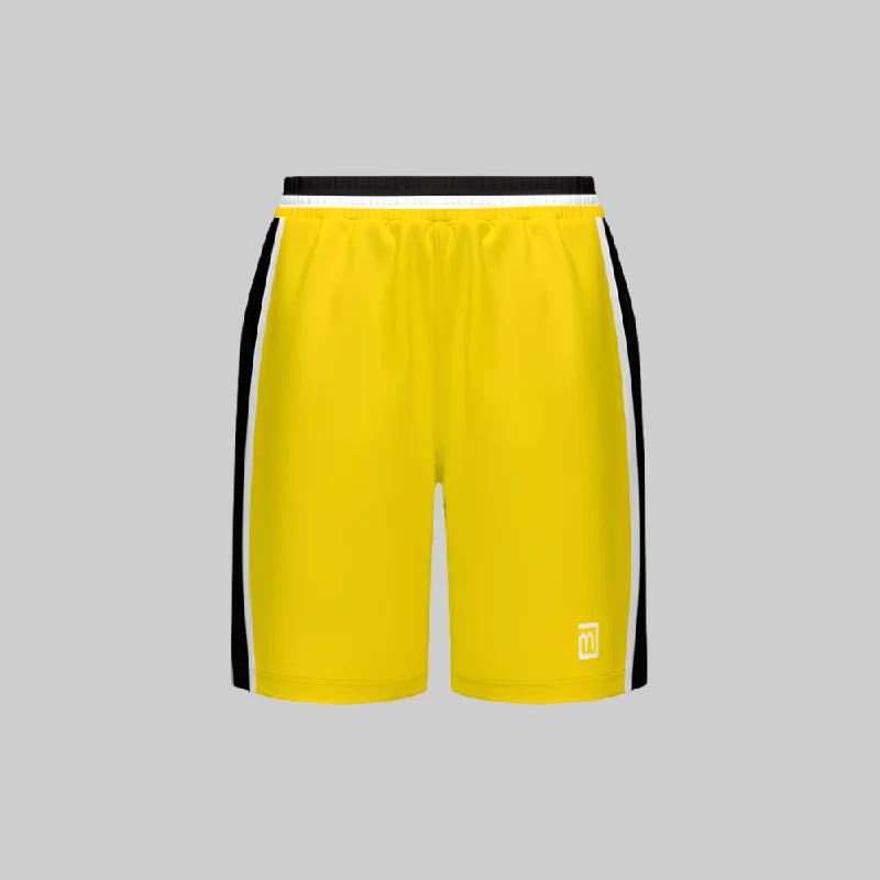 Pumped-Up Men's Yellow Recycled Shorts